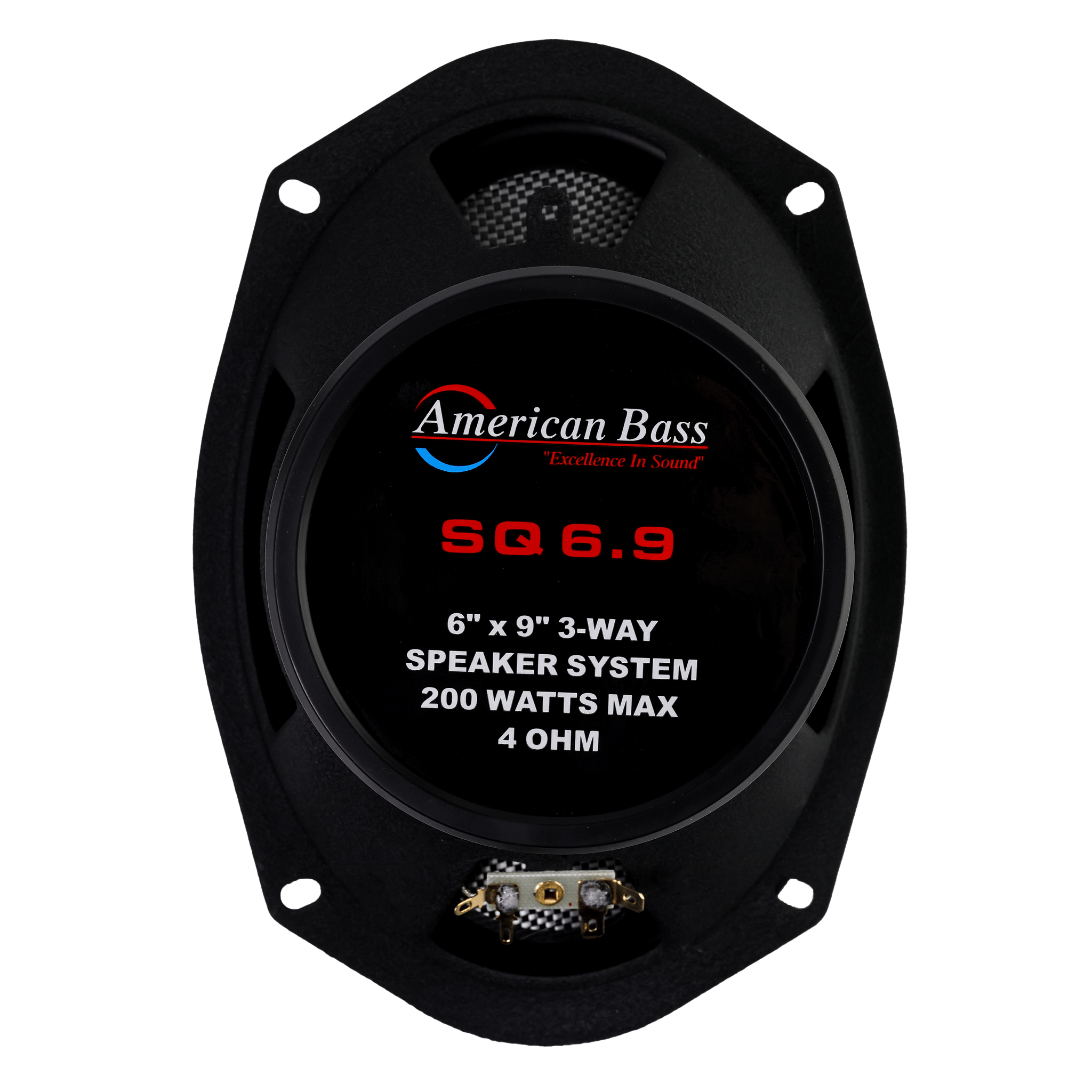 American Bass SQ 6.9" Full Range Speakers 100 Watts (Pair)