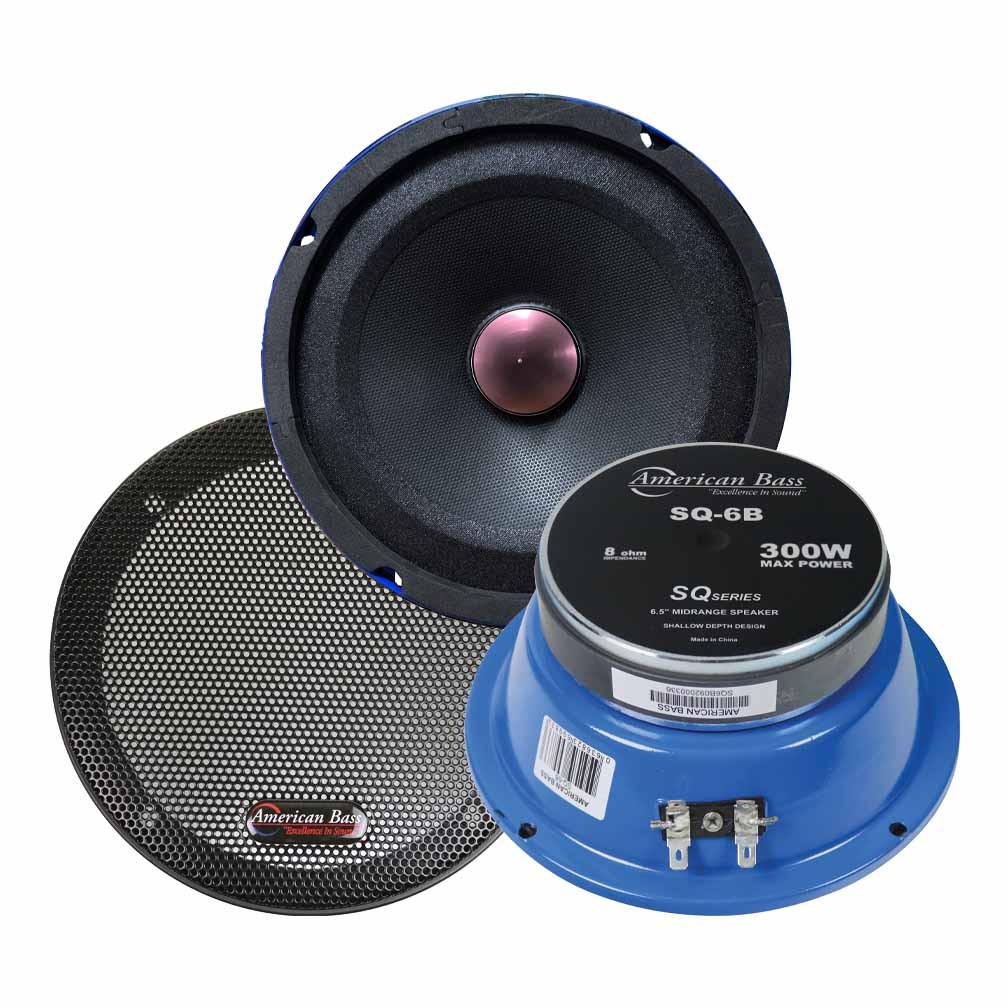 American Bass SQ 6B Mid Range Speaker 150 Watts