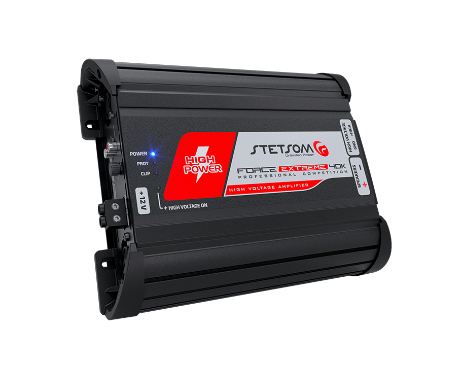 Stetsom FORCE EXTREME HIGH VOLTAGE - Mono Car Audio Amplifier (40,000 Watts RMS)