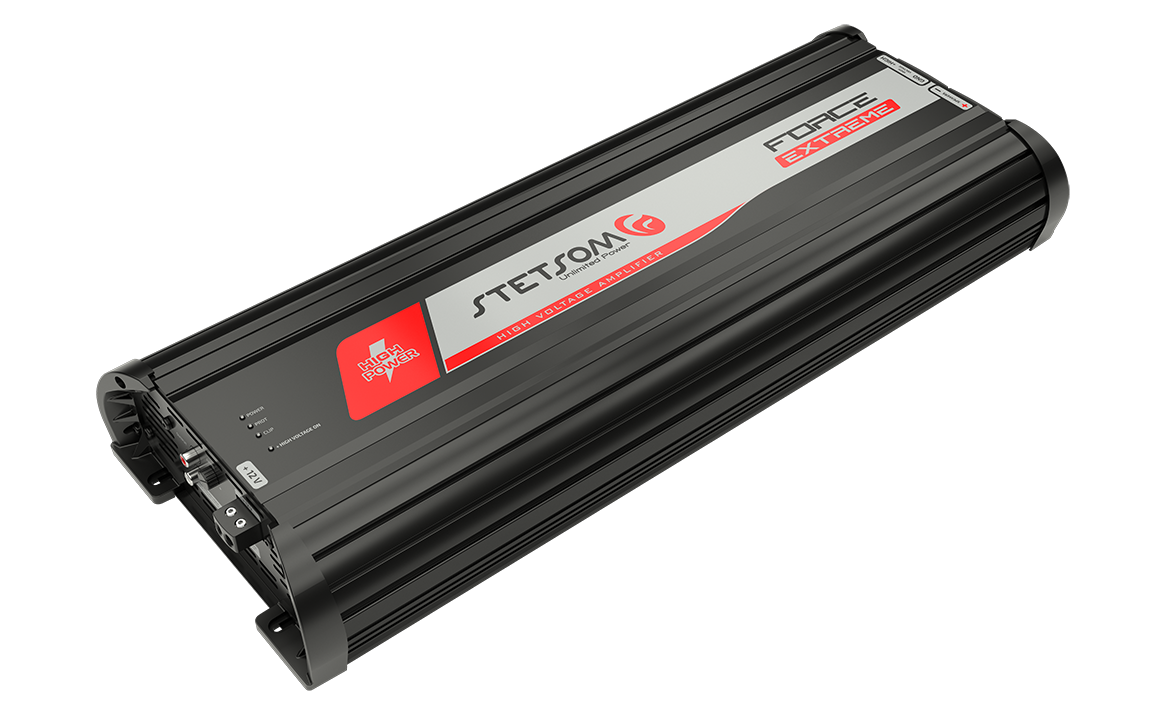 Stetsom FORCE EXTREME HIGH VOLTAGE - Mono Car Audio Amplifier (180,000 Watts RMS)