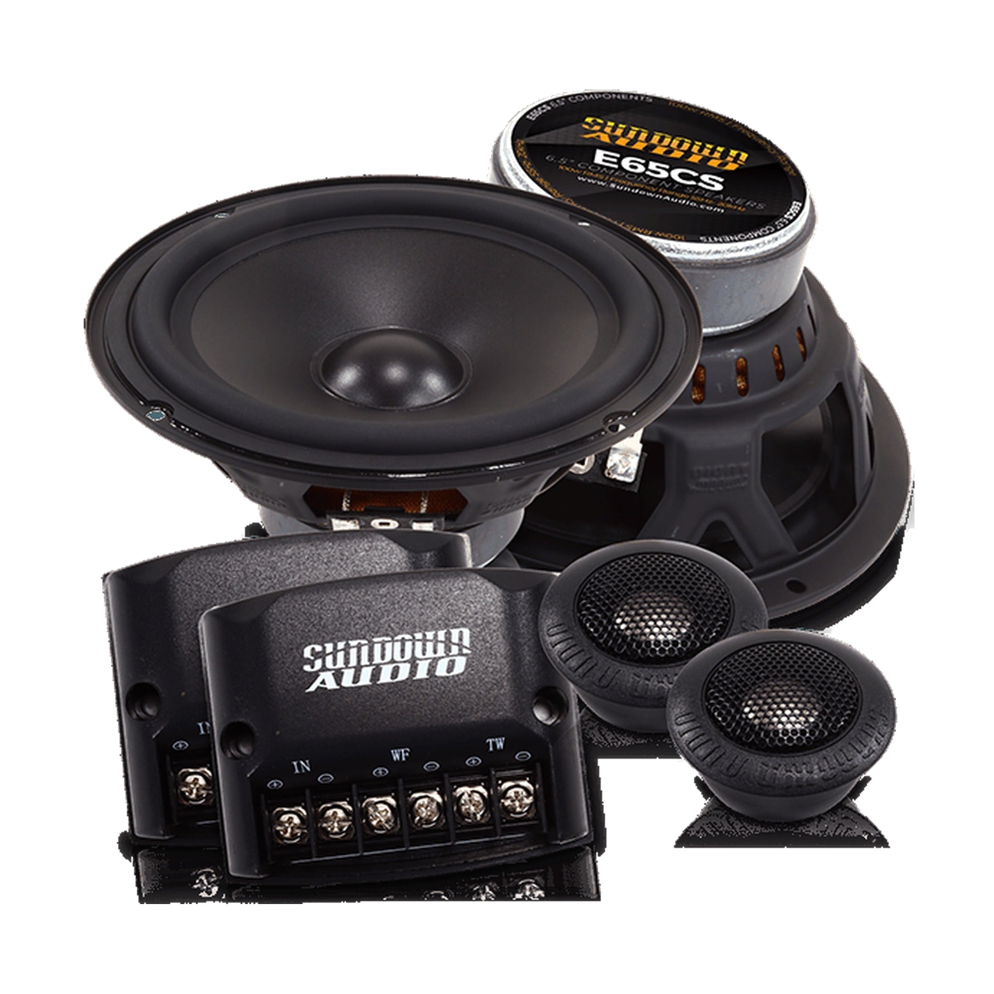 Sundown Audio E-6.5CS 6.5" Component Speakers 100W RMS