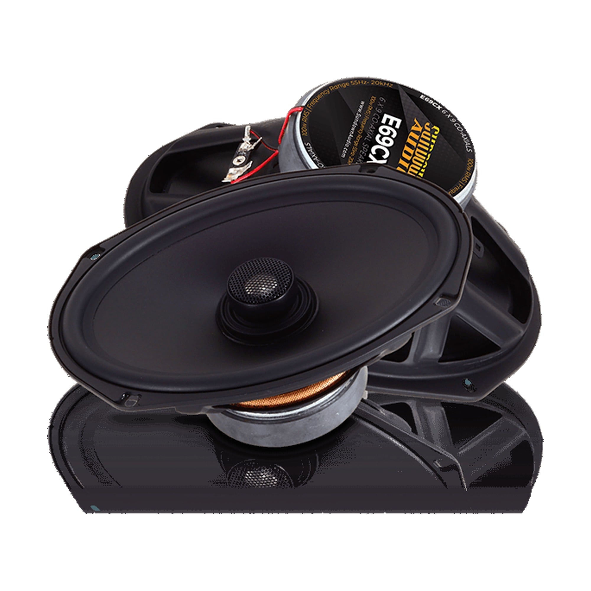 Sundown Audio E-69CX 6"x9" Coaxial Speakers 6x9 100W RMS