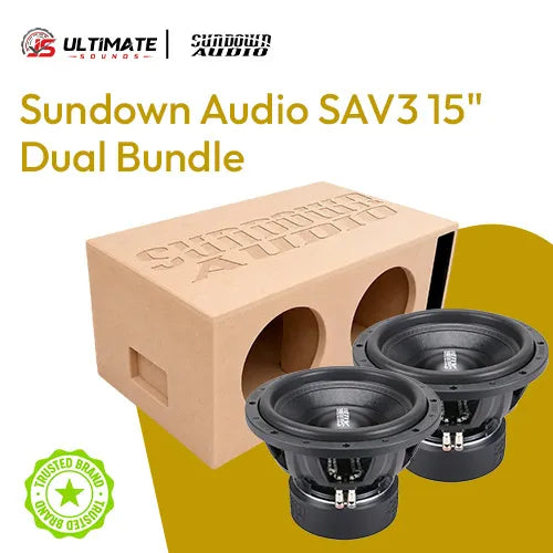 Sundown Audio SAV3 15" Dual Bundle