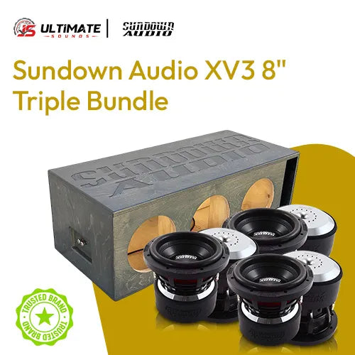Sundown Audio XV3 8" Triple Bundle