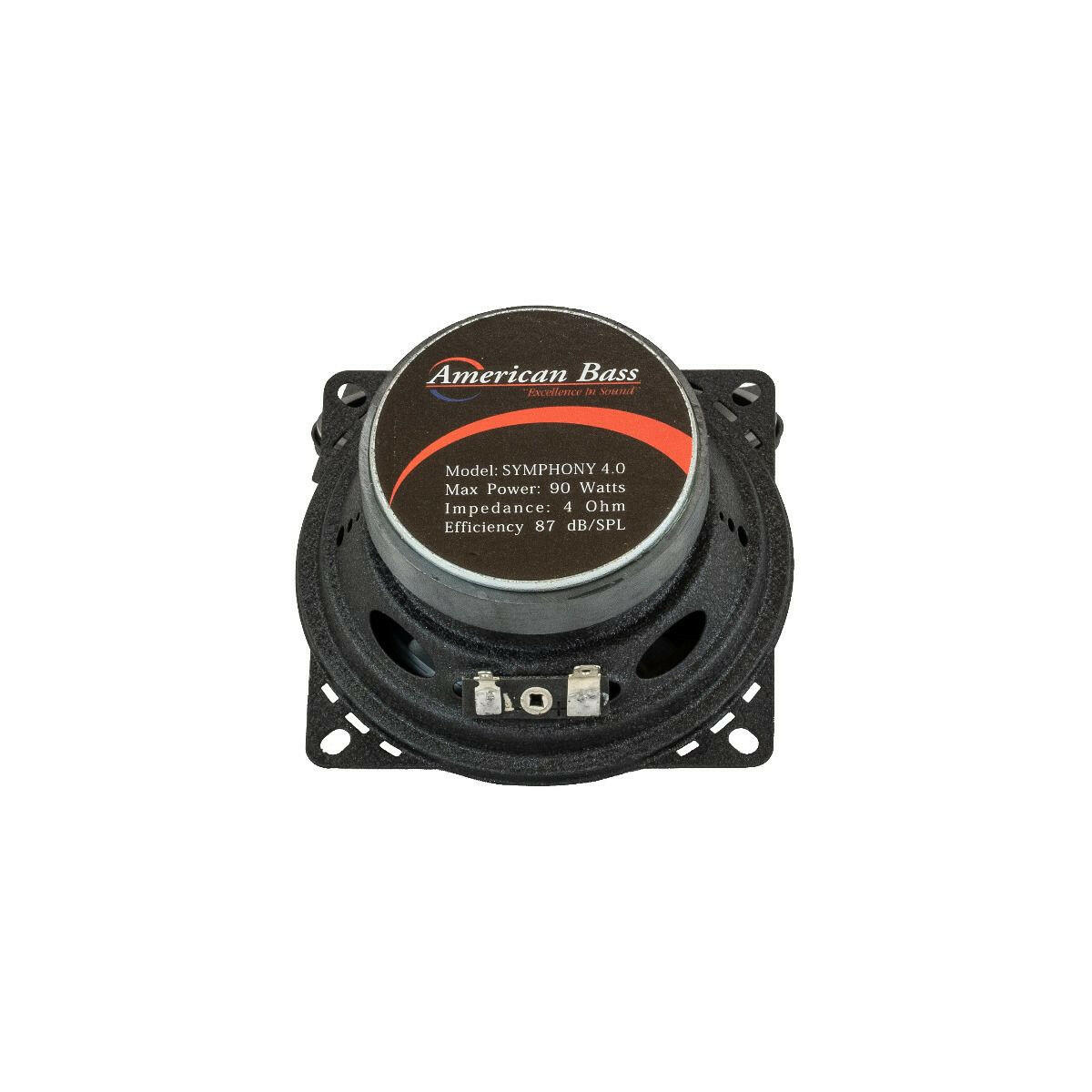 American Bass Symphony 4" Full Range Speakers 45 Watts (Pair)