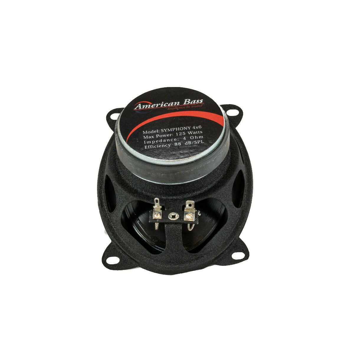 American Bass Symphony 4.6" Full Range Speakers 62.5 Watts (Pair)
