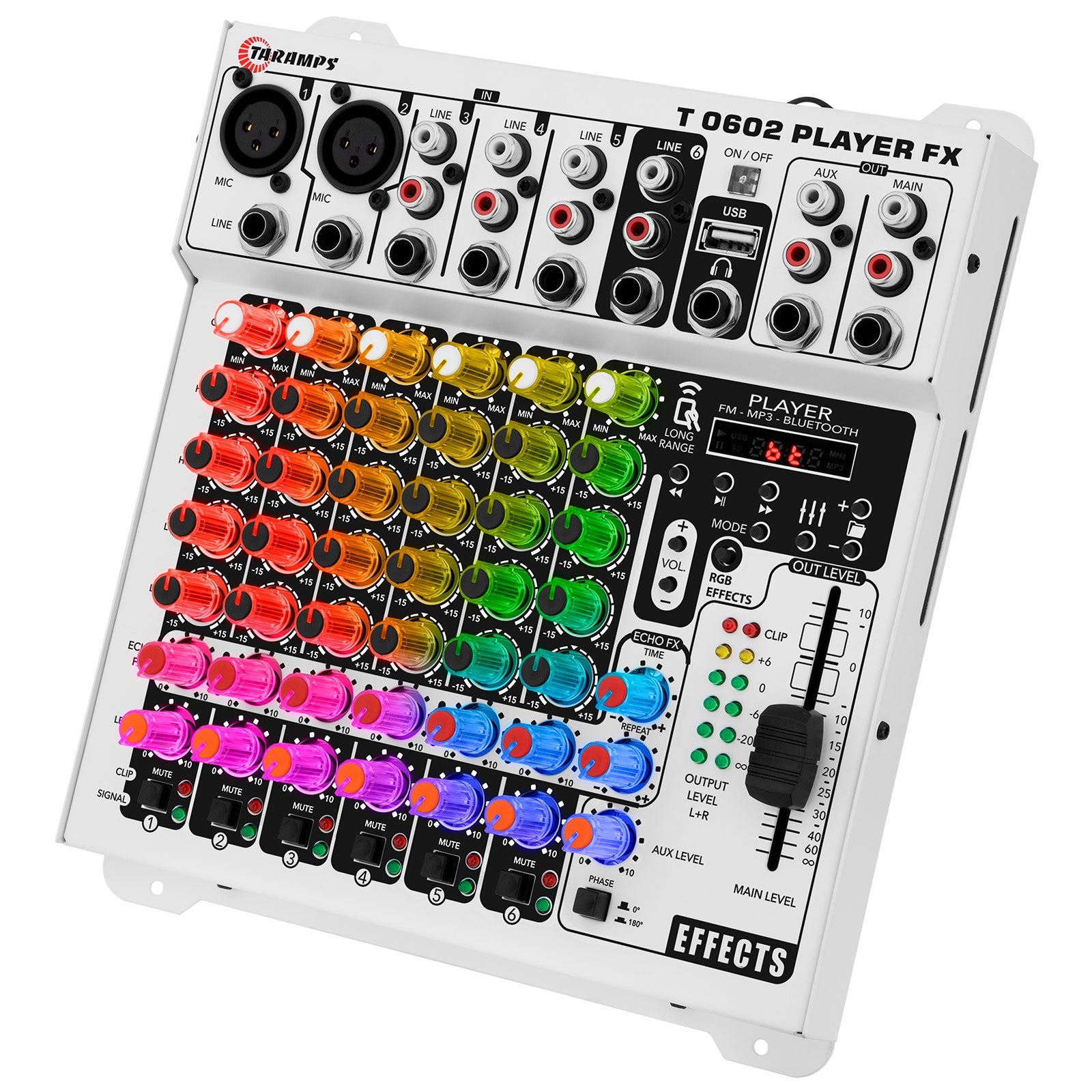 Taramps T 0602 MULTICOLOR RGB Audio Mixer - 3