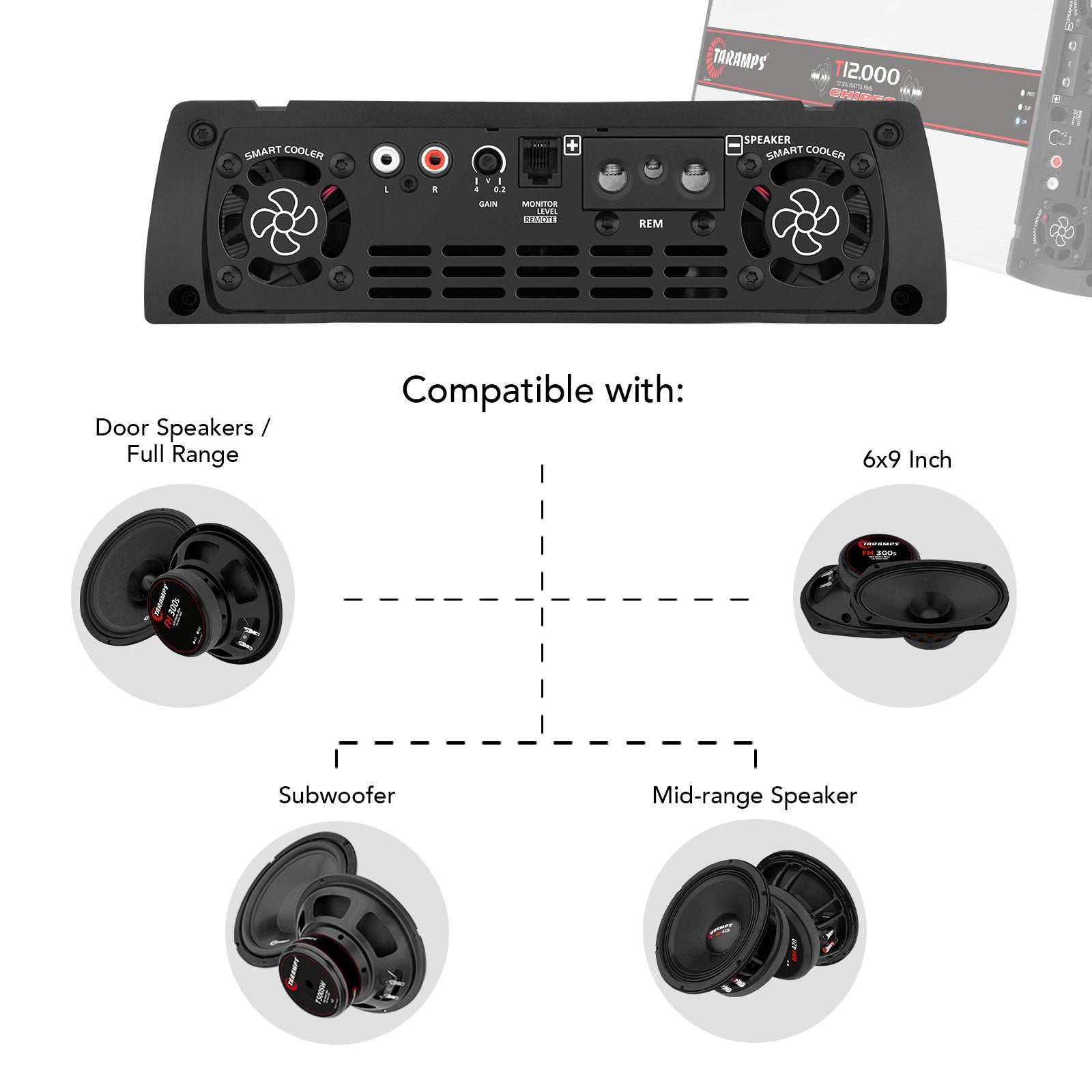 Taramps T 12.000 CHIPEO Car Audio Amplifier - 5