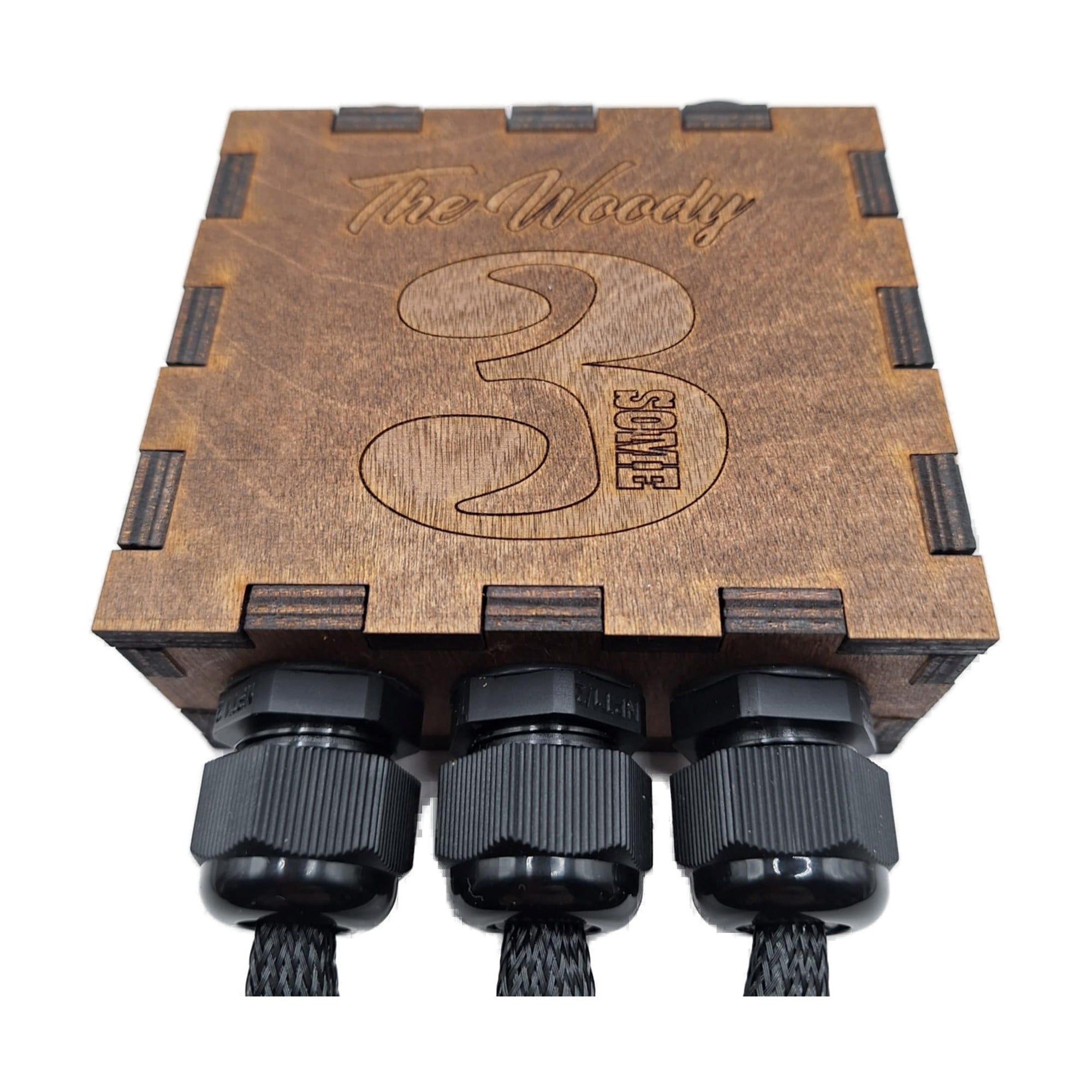 315 Custom Audio The Woody 3-Some Triple Bass Knob