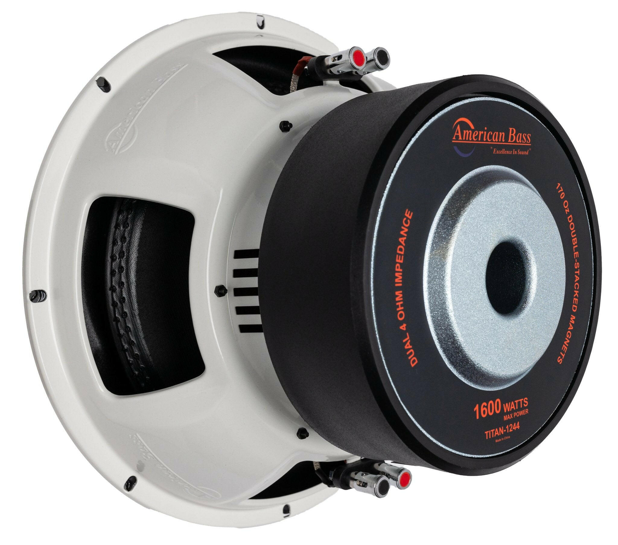 American Bass Titan 12" Car Subwoofer 800 Watts RMS Dual Voice Coil 4 Ohm