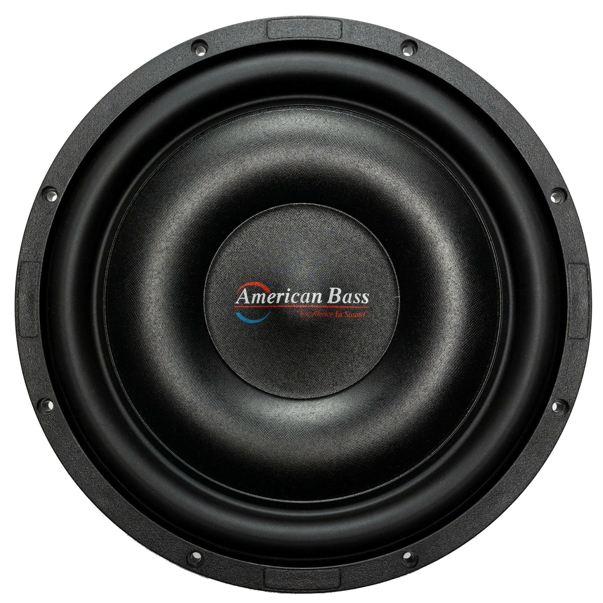 American Bass Titanium 12" Car Subwoofer 500 Watts RMS Dual Voice Coil 4 Ohm (Shallow Mount)