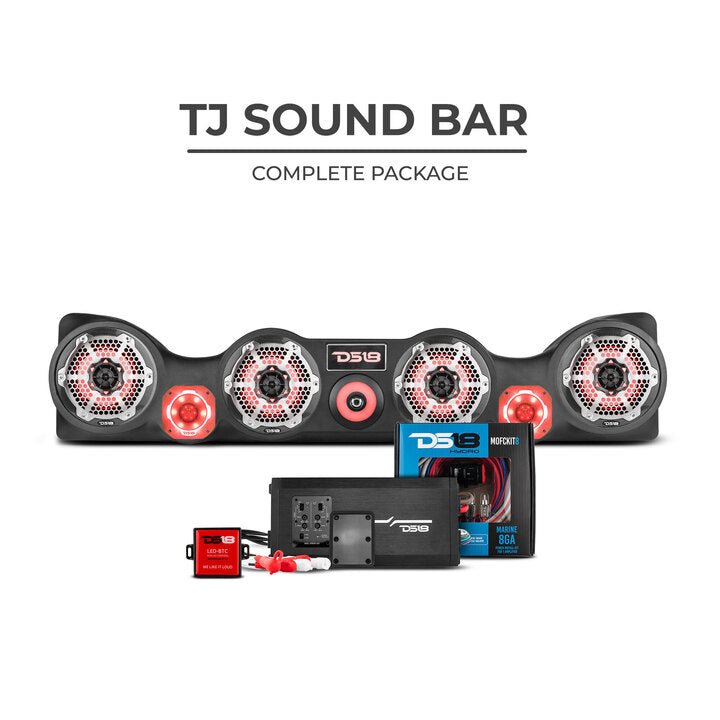 DS18 Jeep TJ Sound Bar Package