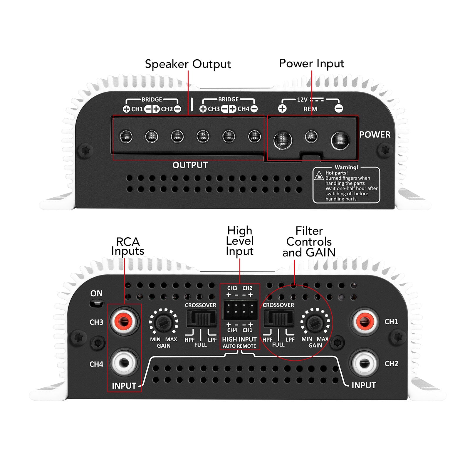 Taramps TS 1200x4 Car Audio Amplifier - 7