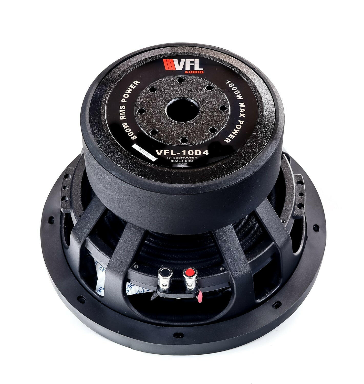 VFL 10" Car Subwoofer 800 Watts RMS Dual Voice Coil 4 Ohm