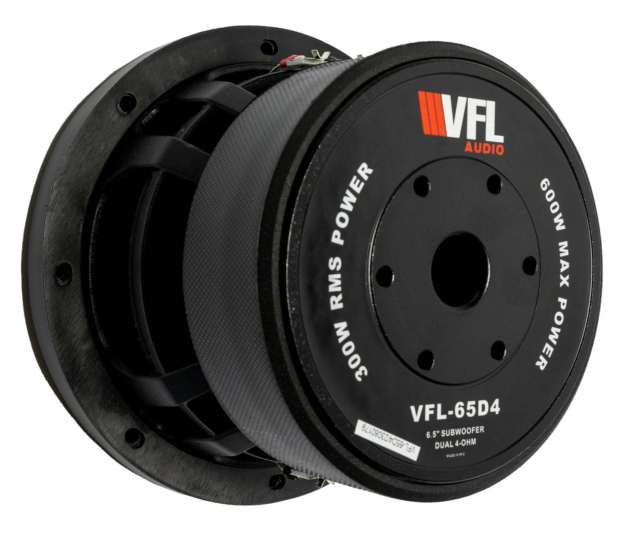 VFL 6.5" Car Subwoofer 300 Watts RMS Dual Voice Coil 4 Ohm
