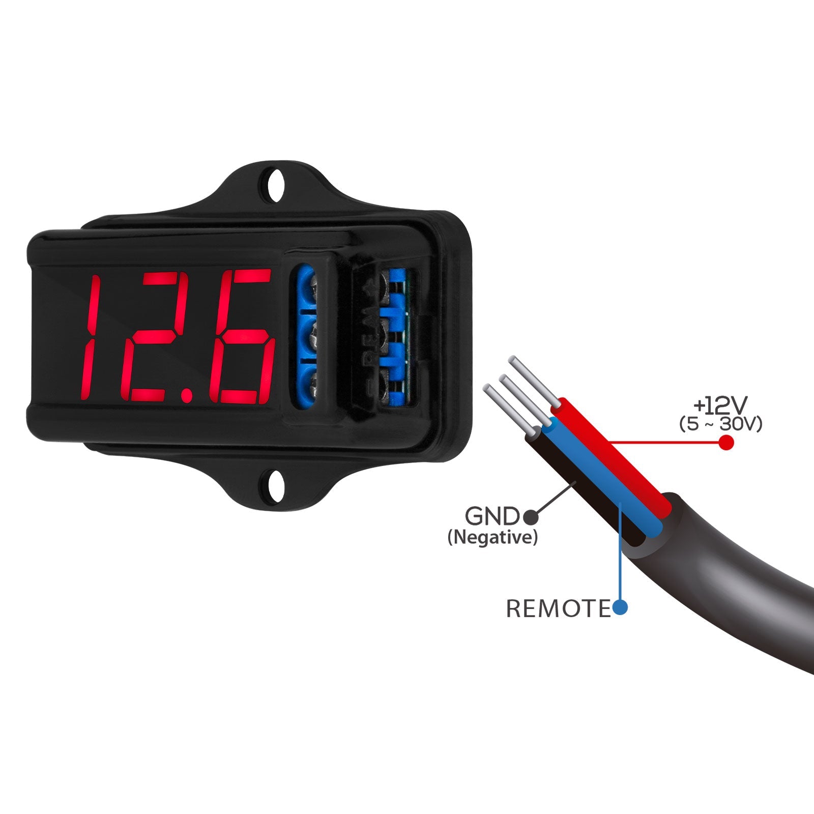 Taramps VTR 1000 Automotive Digital Voltmeter - 5