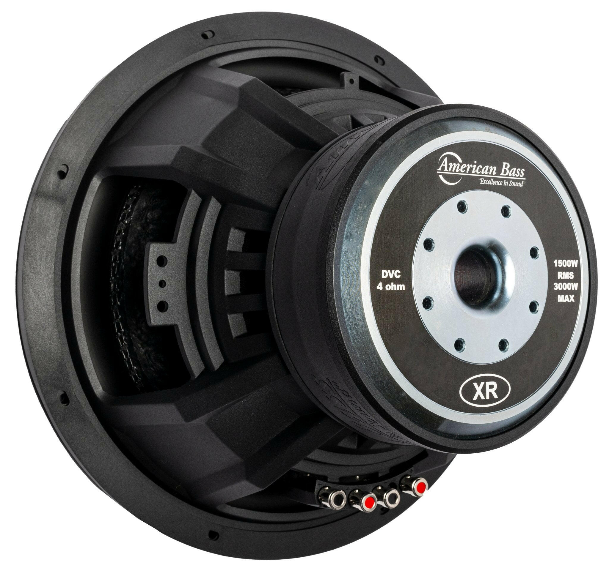 American Bass XR 15" Car Subwoofer 1500 Watts RMS Dual Voice Coil 2 Ohm or 4 Ohm
